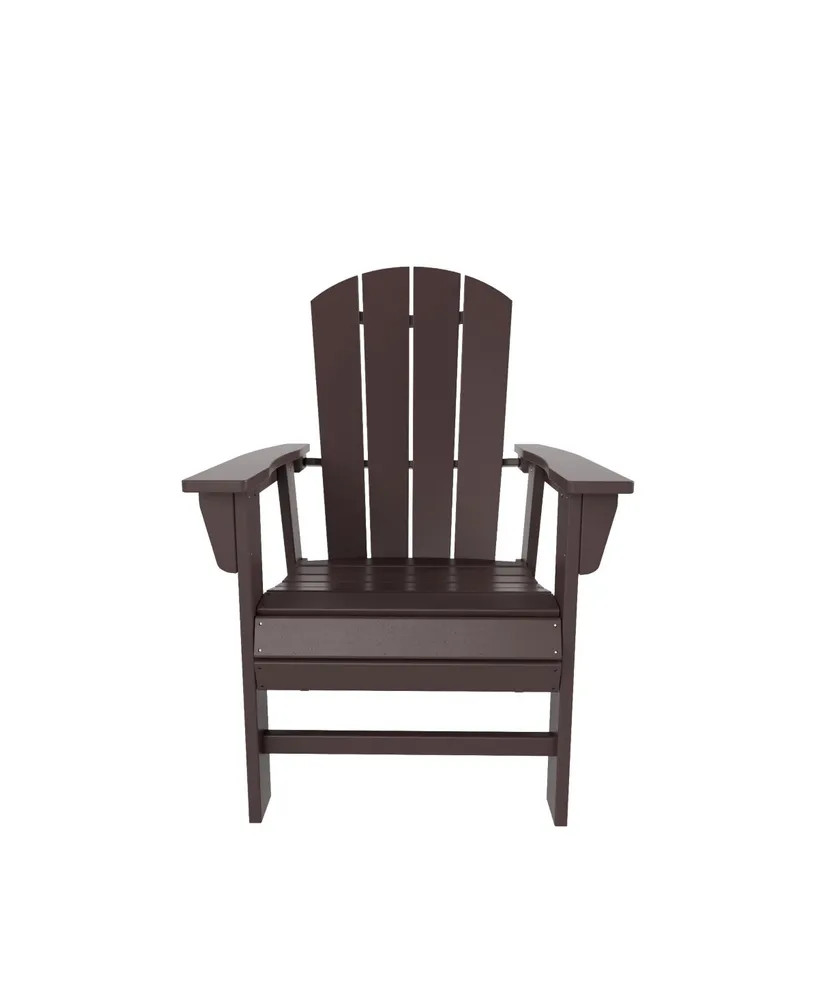 WestinTrends Outdoor Patio Adirondack Dining Chair Weather Resistant