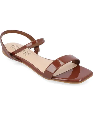 Journee Collection Women's Karren Square Toe Sandals