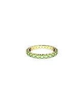Swarovski Crystal Round Cut Matrix Ring
