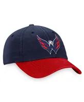 Men's Fanatics Navy, Red Washington Capitals Core Primary Logo Adjustable Hat