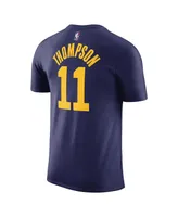 Men's Jordan Klay Thompson Navy Golden State Warriors 2022/23 Statement Edition Name and Number T-shirt