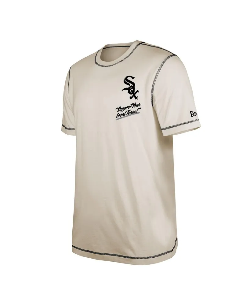 Men's New Era White Chicago Sox Team Split T-shirt