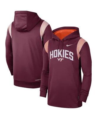 Men's Nike Maroon Virginia Tech Hokies 2022 Game Day Sideline Performance Pullover Hoodie