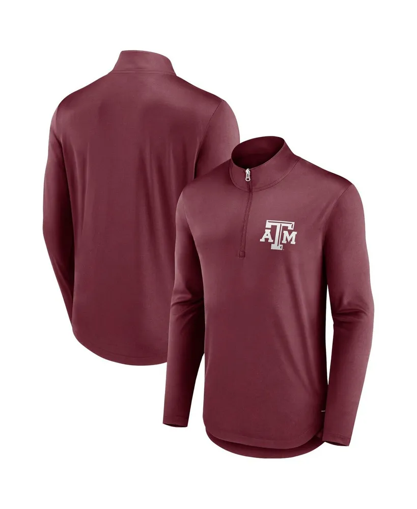 Men's Fanatics Maroon Texas A&M Aggies Tough Minded Quarter-Zip Top