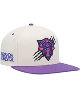 Men's '47 Brand Cream, Purple Black Panther Marvel Snapback Hat