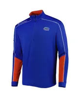 Men's Columbia Royal Florida Gators Shotgun 2.0 Omni-Wick Quarter-Zip Jacket