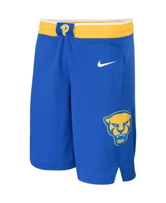 Men's Nike Royal Pitt Panthers Team Logo Replica Basketball Shorts
