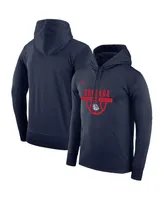 Men's Nike Navy Gonzaga Bulldogs Basketball Drop Circuit Pullover Hoodie