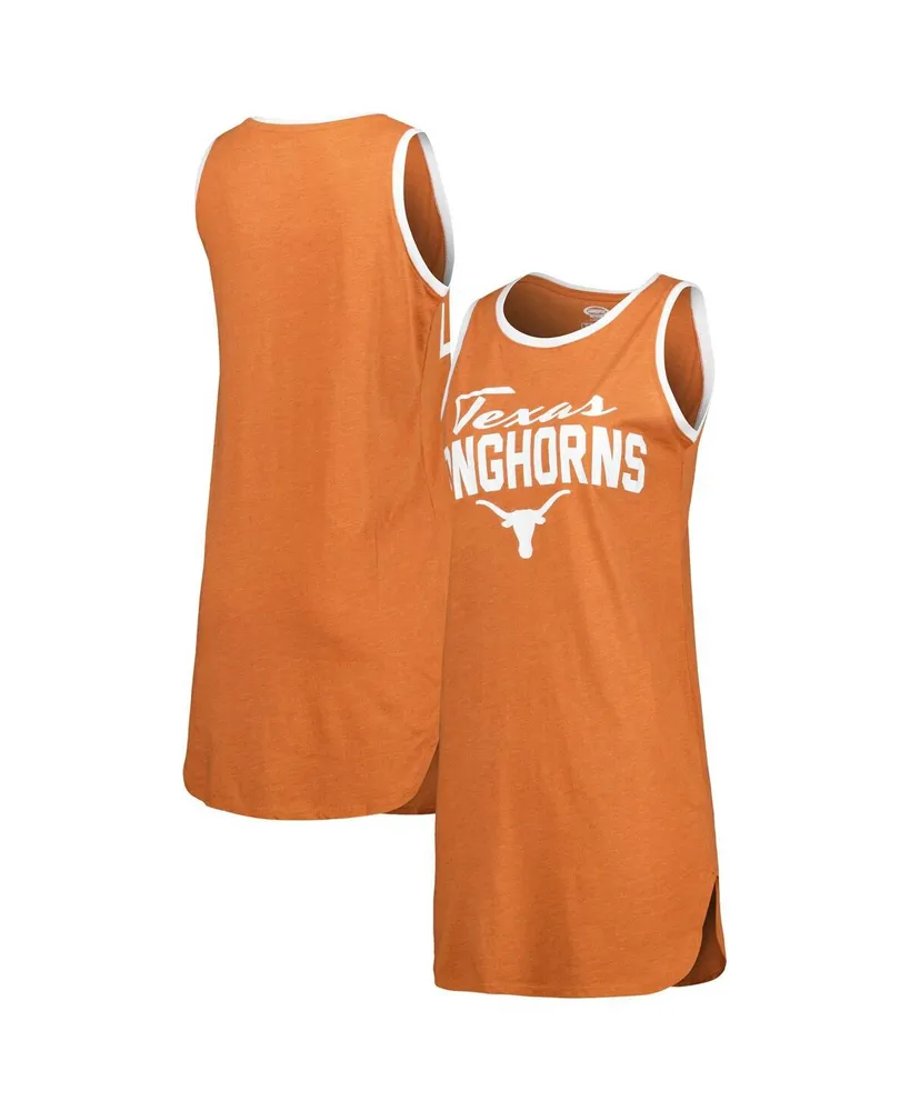 Women's Concepts Sport Texas Orange Longhorns Tank Nightshirt