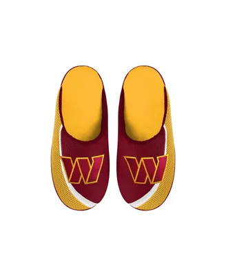 Youth Boys and Girls Foco Washington Commanders Big Logo Color Edge Slippers