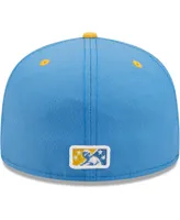 Men's New Era Royal Myrtle Beach Pelicans Authentic Collection Team Home 59FIFTY Fitted Hat