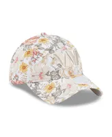 Women's New Era Cream Washington Commanders Bloom 9TWENTY Adjustable Hat