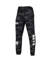 Men's New Era Black, Camo Brooklyn Nets Tonal Joggers