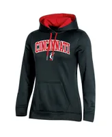 Women's Champion Black Cincinnati Bearcats Arch Logo 2.0 Pullover Hoodie