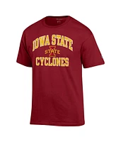 Men's Champion Cardinal Iowa State Cyclones High Motor T-shirt