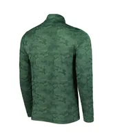 Men's Antigua Green Bay Packers Brigade Quarter-Zip Sweatshirt