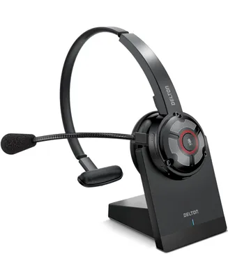 Delton 50X Dsp Electronic Noise Cancelling Executive Computer Headset w/ Charging Dock