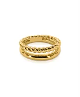 Oma The Label Pheonix Ring 18k Gold- Plated Brass - Gold