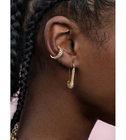 Oma The Label Eseosa Earring in White Gold- Plated Brass