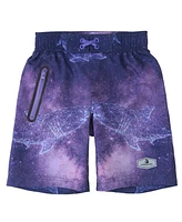Rokka&Rolla Boys 4-Way Stretch Quick Dry Board Shorts Swim Trunks with Mesh Lining UPF50