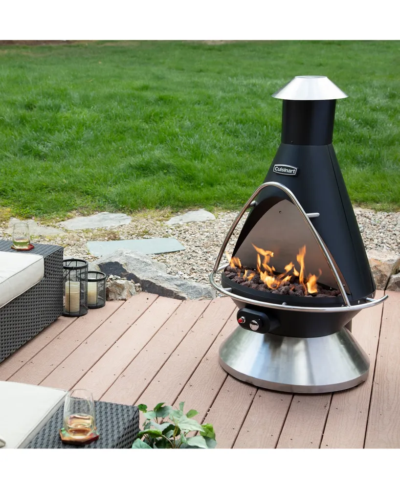 Cuisinart Coh-600 Chimenea Steel Propane Outdoor Fire Pit