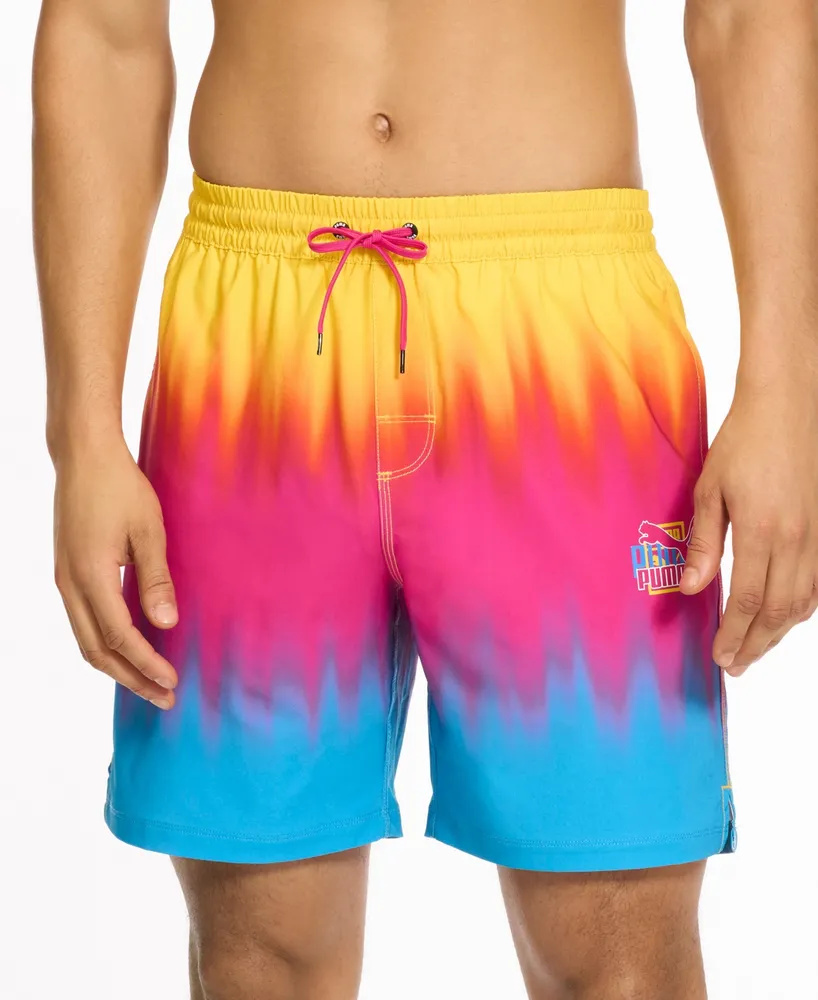 Puma Men's 7" Tie-Dye Swim Shorts