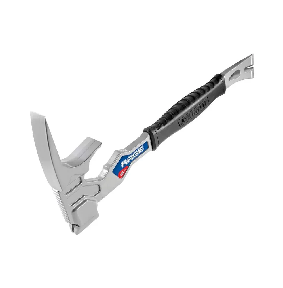 Vaughan 15 Inch Multi-Function Demolition Tool with Pry Bar and Hammer