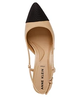 Anne Klein Women's Brooklyn Block Heel Slingback Dress Pumps