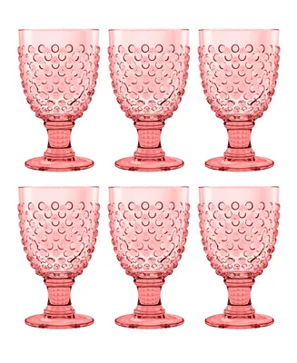 TarHong Hobnail Goblet Set of 6