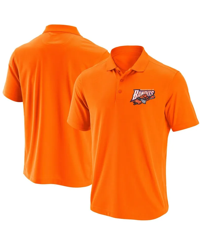 Men's Orange Buffalo Bandits Primary Logo Polo Shirt