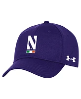 Men's Under Armour Purple Northwestern Wildcats Ireland Adjustable Hat