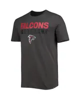 Men's '47 Brand Charcoal Atlanta Falcons Dark Ops Super Rival T-shirt