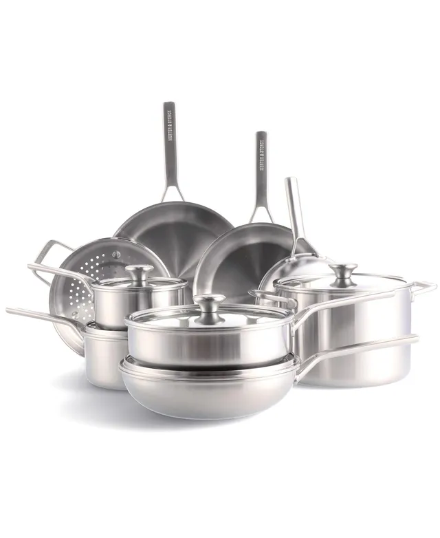 All-Clad D3 Stainless Steel Cookware Set, Created for Macy's, 7 Piece -  Macy's