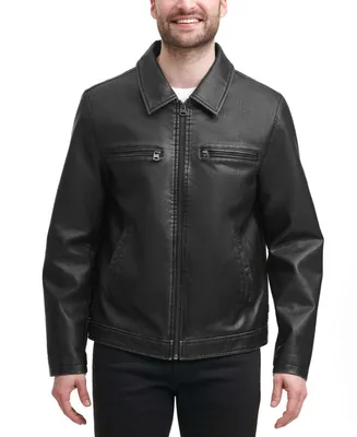 Levi's Men's Faux Leather Zip-Front Jacket