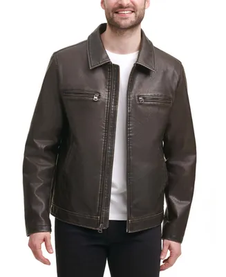 Levi's Men's Faux Leather Zip-Front Jacket