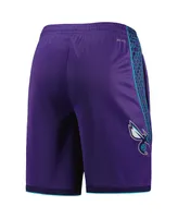 Men's Jordan Purple Charlotte Hornets 2022/2023 Statement Edition Swingman Performance Shorts