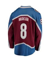 Men's Fanatics Cale Makar Burgundy Colorado Avalanche 2022 Stanley Cup Champions Breakaway Patch Player Jersey