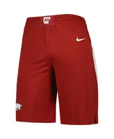 Men's Nike Crimson Arkansas Razorbacks Replica Team Basketball Shorts