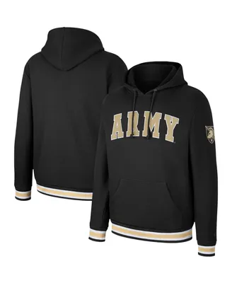 Men's Colosseum Black Army Knights Varsity Arch Pullover Hoodie
