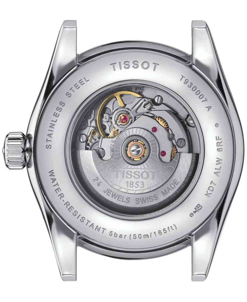 Tissot Women's Swiss Automatic T-My Lady Diamond Accent Stainless Steel Bracelet Watch 26mm