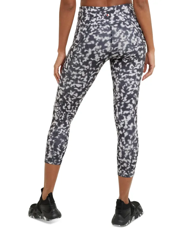 Champion Women's Absolute Printed High Rise 7/8-Length Leggings