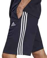 adidas Men's Essentials Single Jersey 3-Stripes 10" Shorts