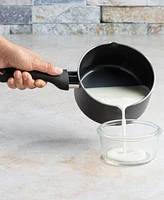 Ecolution Aluminum 1 Quart Evolve Non-Stick Saucepan with Pouring Spouts