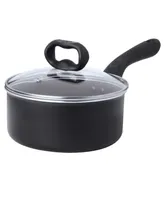 Ecolution Aluminum Quart Evolve Non-Stick Saucepan with Glass Lid