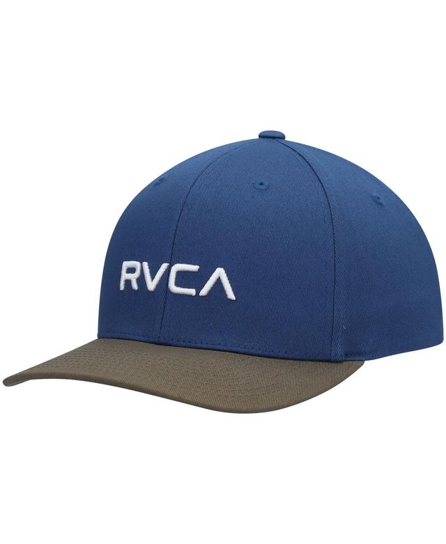 Men's Rvca Blue, Gray Solid Flex Hat