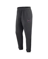 Men's Fanatics Heather Charcoal Washington Capitals Form Tracking Sweatpants