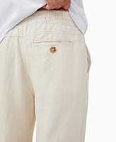 Cotton On Men's Linen Drawstring Pants