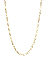 Children's Paperclip Link 13" Chain Necklace in 14k Gold