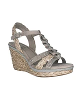 Impo Women's Oliza Memory Foam Platform Wedge Sandals