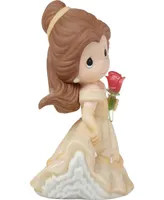 Precious Moments 222028 An Enchanting Moment Awaits Disney Belle Bisque Porcelain and Resin Figurine